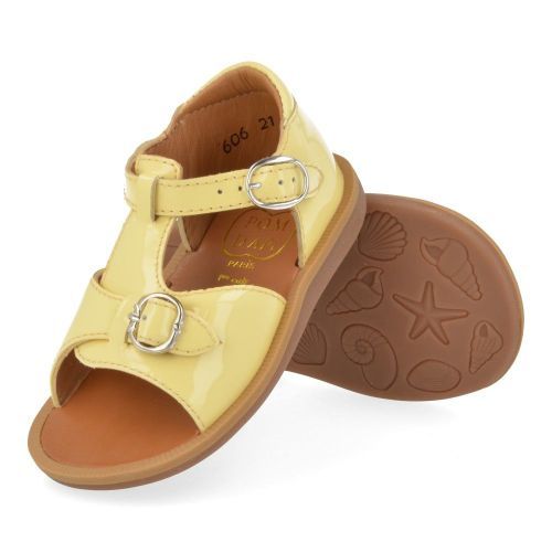 Pom d'api sandalen geel Meisjes ( - poppy bucky geel sandaaltjepoppy bucky) - Junior Steps