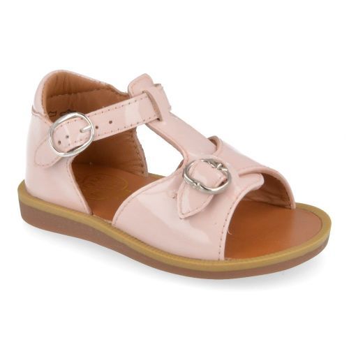 Pom d'api Sandals pink Girls (poppy bucky) - Junior Steps