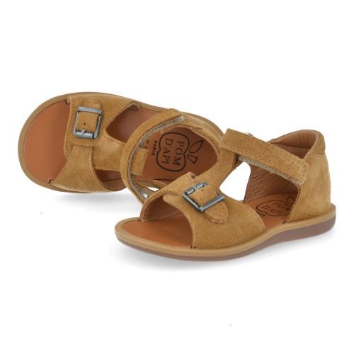 Pom d'api Sandales Chameau Garçons (poppy easy) - Junior Steps