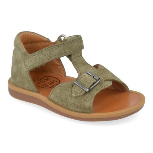 Pom d'api Sandalen Khaki Jungen (poppy easy) - Junior Steps