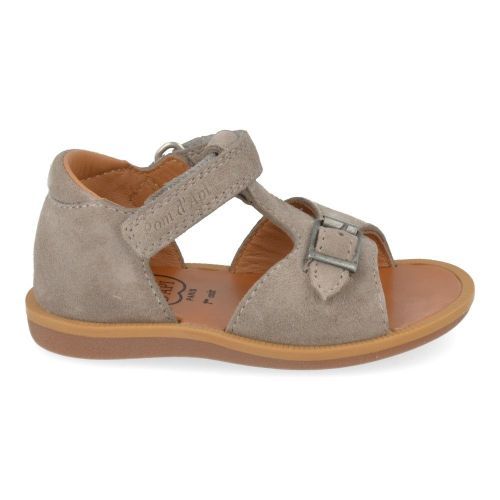 pom d'api sandalen taupe