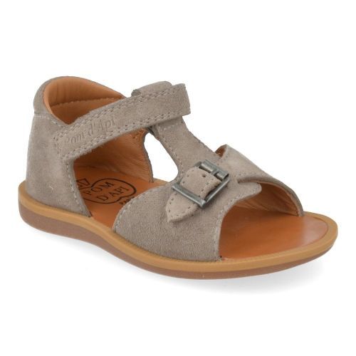 Pom d'api Sandals taupe Boys (poppy easy) - Junior Steps