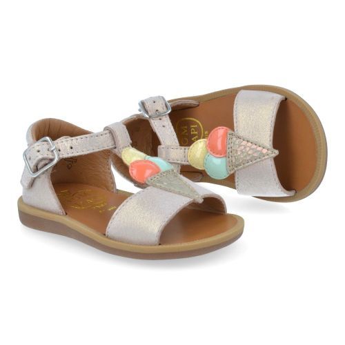 Pom d'api sandalen GOUD Meisjes (poppy ice cream goud  sandaaltje - poppy ice cream) - Junior Steps
