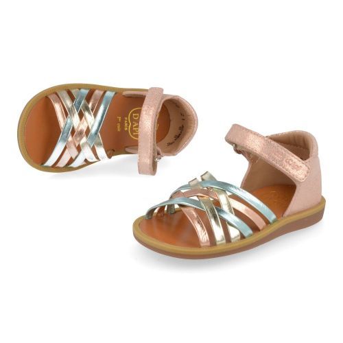 Pom d'api sandalen roze Meisjes ( - poppy lux rozé  sandaaltjepoppy lux) - Junior Steps