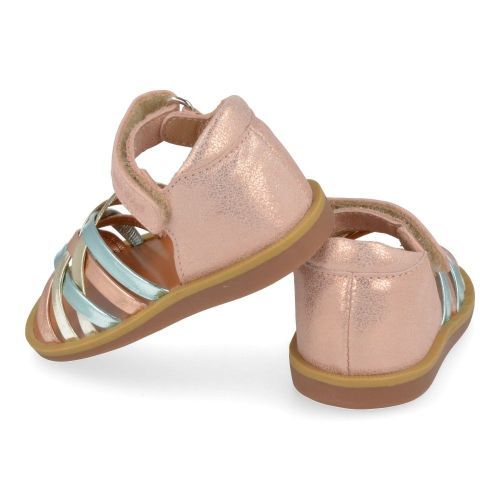 Pom d'api Sandals pink Girls (poppy lux) - Junior Steps