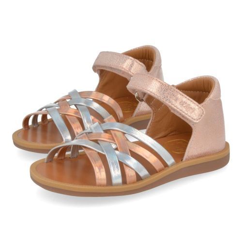 Pom d'api sandalen roze Meisjes ( - poppy lux rozé  sandaaltjepoppy lux) - Junior Steps