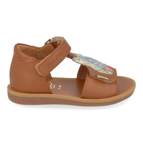 pom d'api sandalen cognac