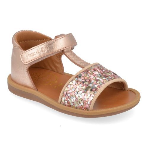 Pom d'api Sandales rose Filles (poppy tao easy) - Junior Steps