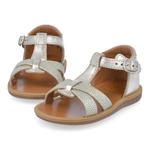 Pom d'api sandalen GOUD Meisjes (poppy xexe goud sandaaltje - poppy xexe) - Junior Steps