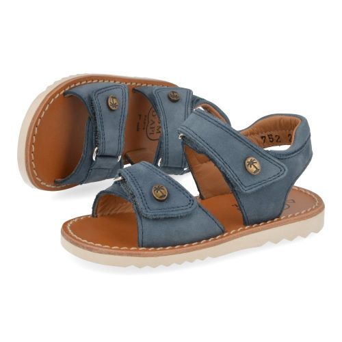 Pom d'api Sandalen Jeans Jungen (waff easy) - Junior Steps