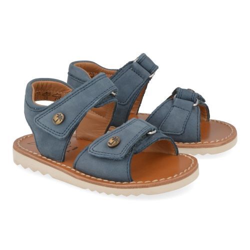 Pom d'api Sandals Jeans  Boys (waff easy) - Junior Steps