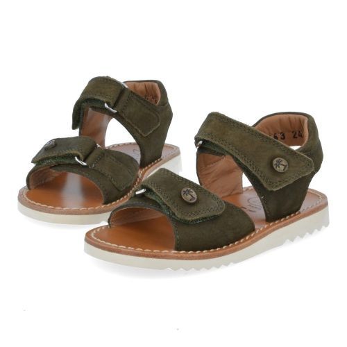 Pom d'api Sandalen Khaki Jungen (waff easy) - Junior Steps