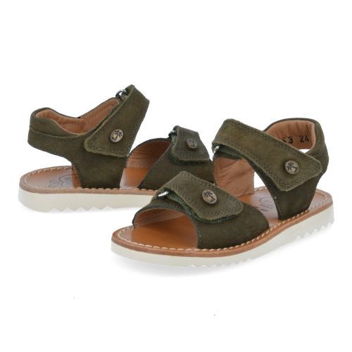 Pom d'api Sandalen Khaki Jungen (waff easy) - Junior Steps