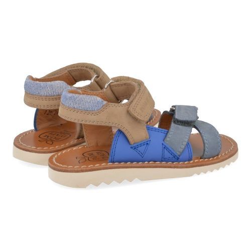 Pom d'api sandalen blauw Jongens ( - waff jimy blauwe sandaalwaff jimy) - Junior Steps