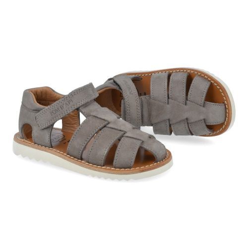 Pom d'api Sandalen taupe Jungen (waff papy) - Junior Steps