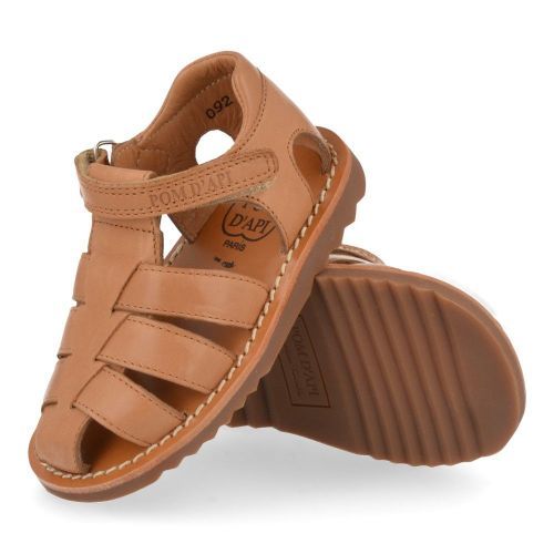 Pom d'api sandalen cognac Jongens ( - waff papy gesloten sandaalwaff papy) - Junior Steps