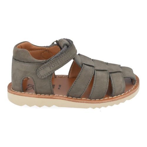 pom d'api sandalen taupe