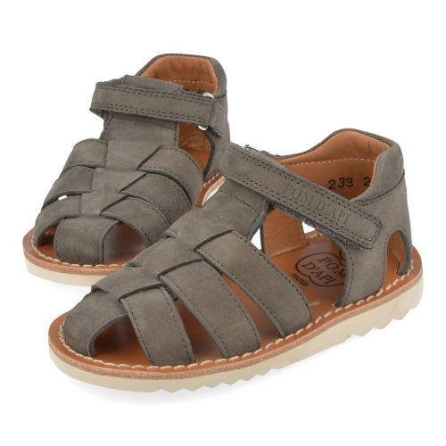 Pom d'api Sandalen taupe Jungen (waff papy) - Junior Steps