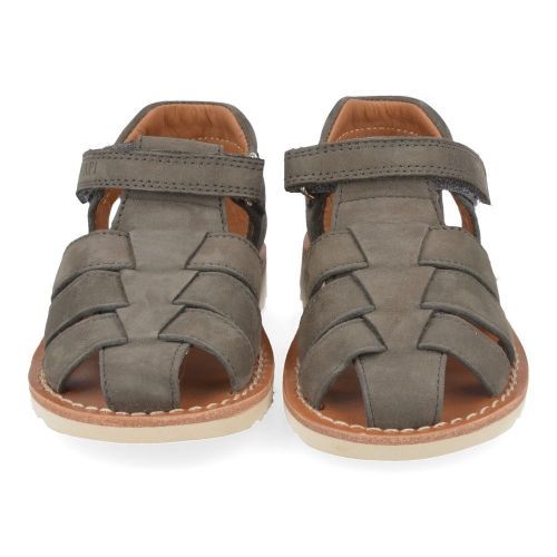 Pom d'api sandalen taupe Jongens ( - waff papy gesloten sandaalwaff papy) - Junior Steps