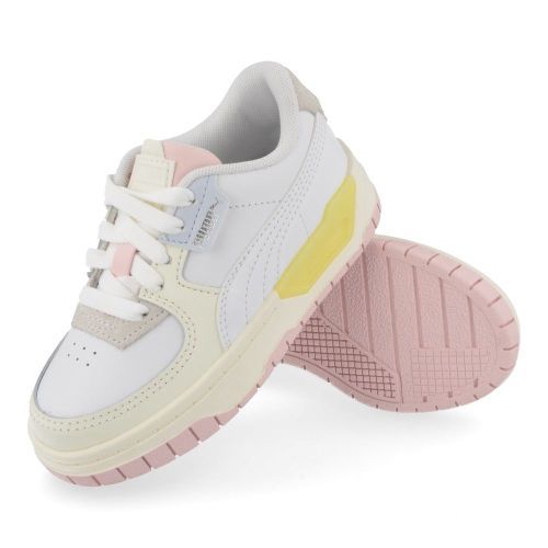 Puma sport-en speelschoenen wit Meisjes ( - cali dream witte sneakers384522-01) - Junior Steps