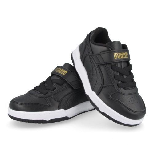 Puma sport-en speelschoenen Zwart  ( - RDB Game low zwarte sneaker387352-02 / 387351-02) - Junior Steps