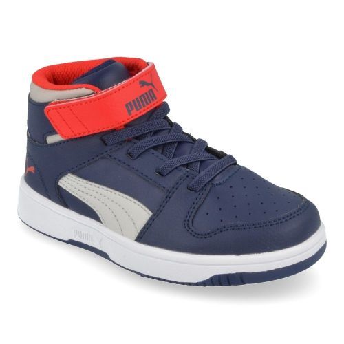 Puma sport-en speelschoenen blauw  ( - Puma rebound blauwe sneaker370488 0011/ 370489 0011) - Junior Steps