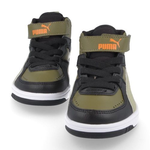 Puma sport-en speelschoenen kaki  ( - rebound Joy AC PS 388448-02 / 388447-02) - Junior Steps