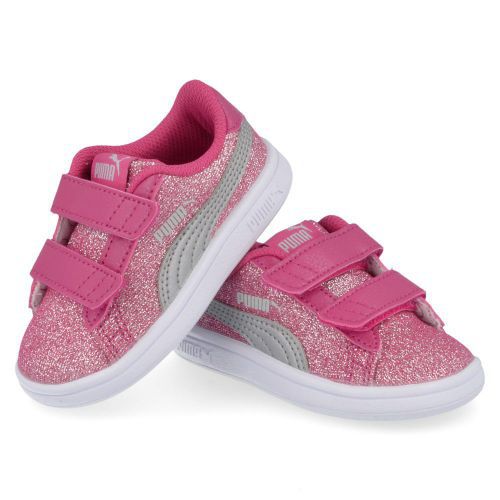 Puma sport-en speelschoenen roze Meisjes ( - smash v2 glitz glam367380) - Junior Steps