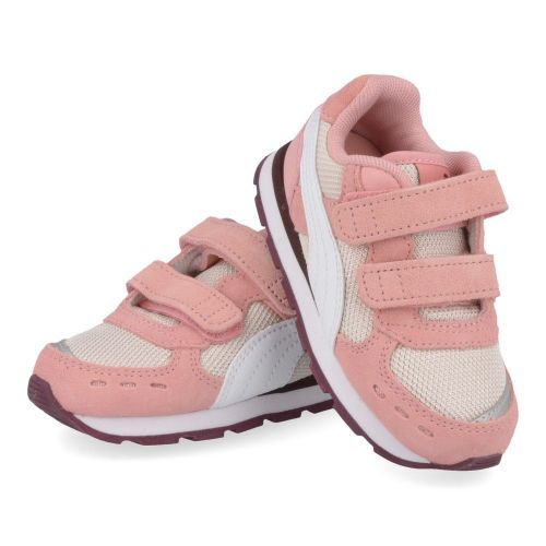 Puma sport-en speelschoenen roze Meisjes ( - vista roze sneaker met velcro369541/369540) - Junior Steps