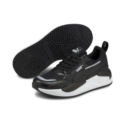 Puma sport-en speelschoenen Zwart Jongens ( - x-ray 2 square zwarte sneaker374190-10) - Junior Steps