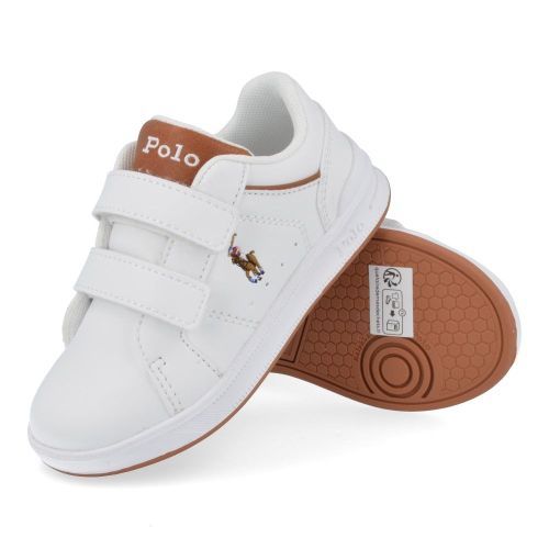 Ralph lauren Sneakers wit  (heritage court 3) - Junior Steps