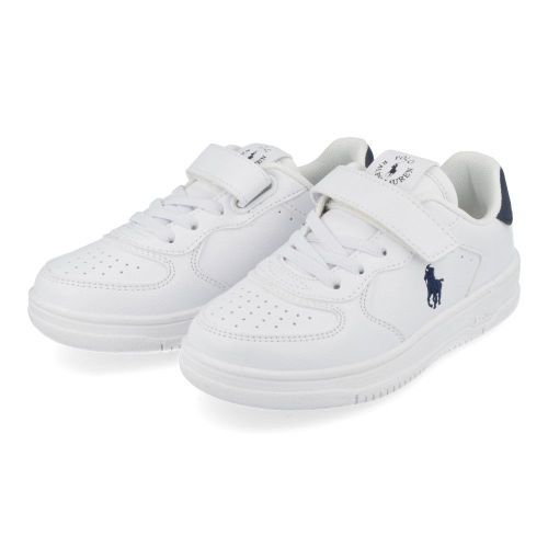 Ralph lauren sneakers wit  ( - witte sneaker masters courtmasters court) - Junior Steps