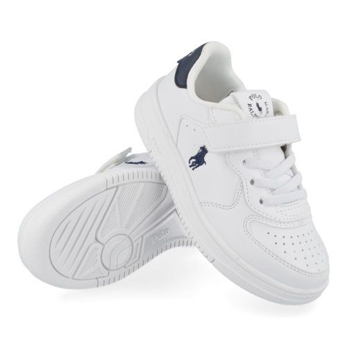 Ralph lauren sneakers wit  ( - witte sneaker masters courtmasters court) - Junior Steps