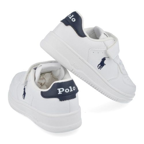 Ralph lauren sneakers wit  ( - witte sneaker masters courtmasters court) - Junior Steps