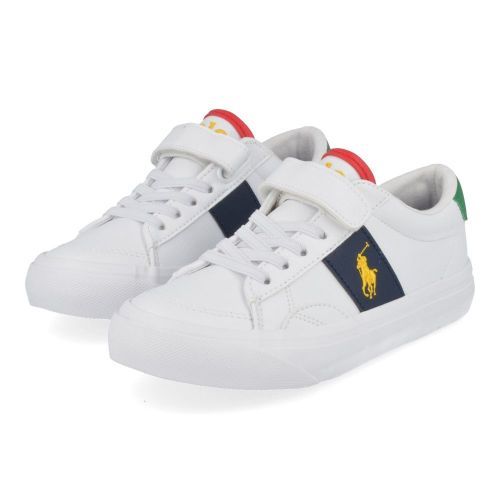 Ralph lauren sneakers wit  ( - witte sneaker ryley psrl00029112) - Junior Steps