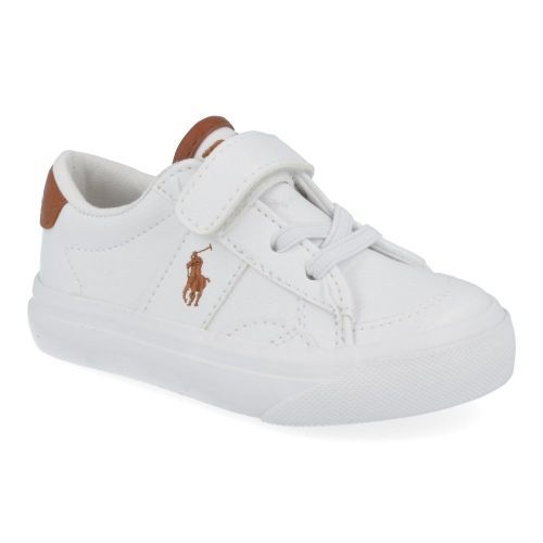 Ralph lauren sneakers wit  ( - witte sneaker ryley psrl00288100) - Junior Steps