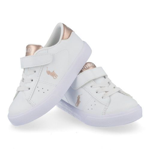 Ralph lauren sport-en speelschoenen wit Meisjes ( - witte sneaker theron psrf102988) - Junior Steps