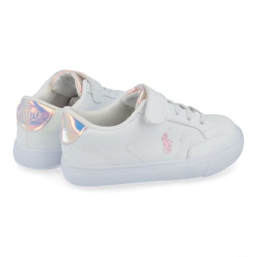 Ralph lauren sport-en speelschoenen wit Meisjes ( - witte sneaker theron psrf103549) - Junior Steps