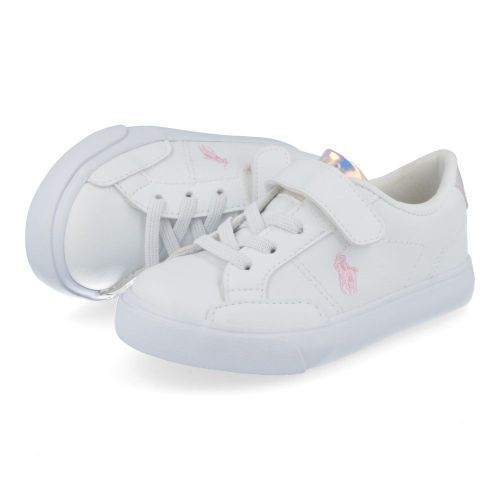 Ralph lauren sport-en speelschoenen wit Meisjes ( - witte sneaker theron psrf103549) - Junior Steps