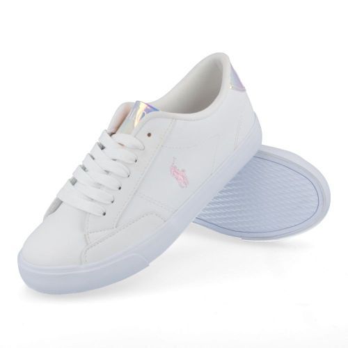 Ralph lauren sneakers wit Meisjes ( - witte sneaker theron rf103548) - Junior Steps