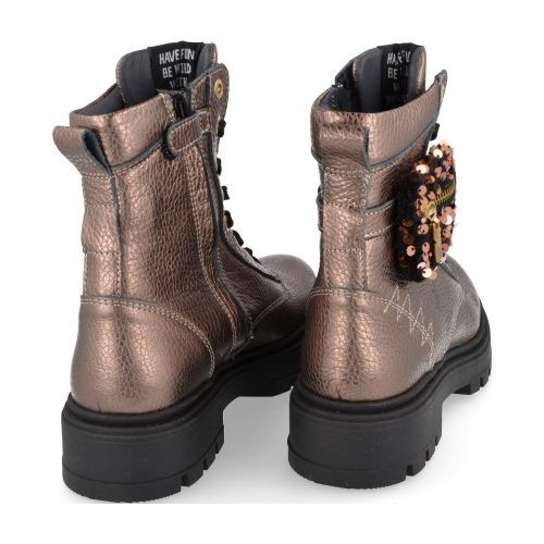 RED RAG Bottes à lacets Bronze Filles (12512) - Junior Steps