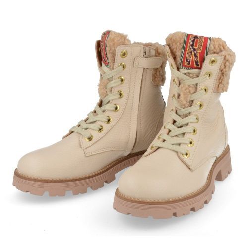 RED RAG Lace-up boots ecru Girls (12456) - Junior Steps