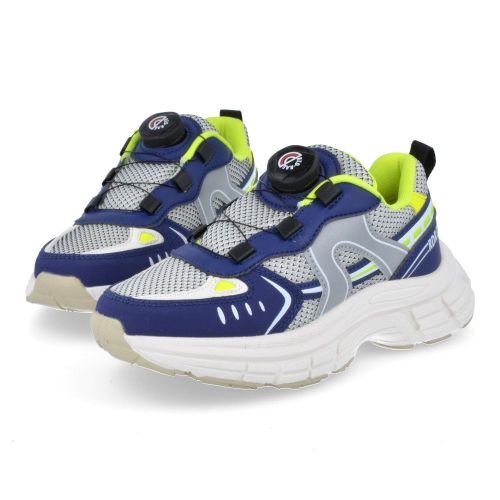 RED RAG sneakers blauw Jongens (Runner blauw geel met draaiknop - 15847/699) - Junior Steps