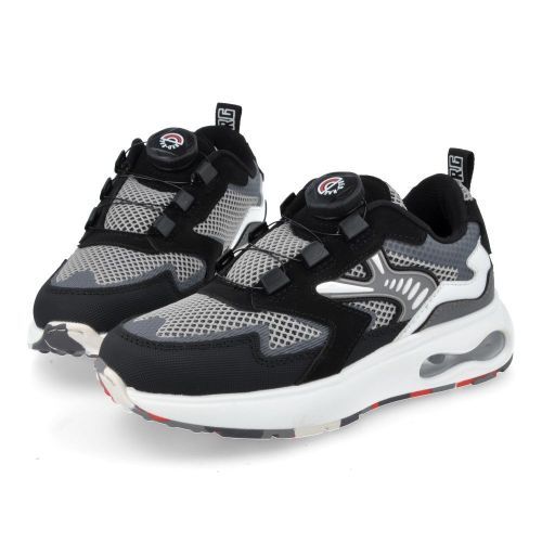 RED RAG sneakers Zwart Jongens (Runner zwart met draaiknop - 15851/999) - Junior Steps