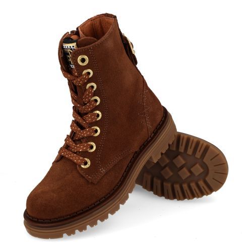 RED RAG veterboot bruin Meisjes (veterboots Bruin suéde - 12568 723) - Junior Steps