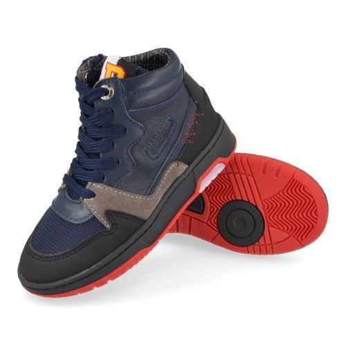 RED RAG Sneakers Black Boys (13625) - Junior Steps