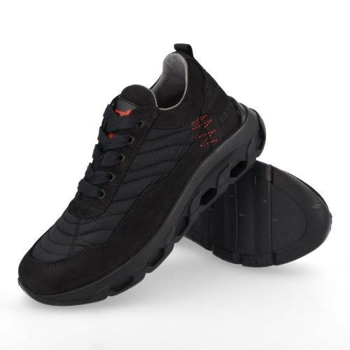RED RAG sneakers Zwart Jongens ( - zwarte sneaker13801) - Junior Steps