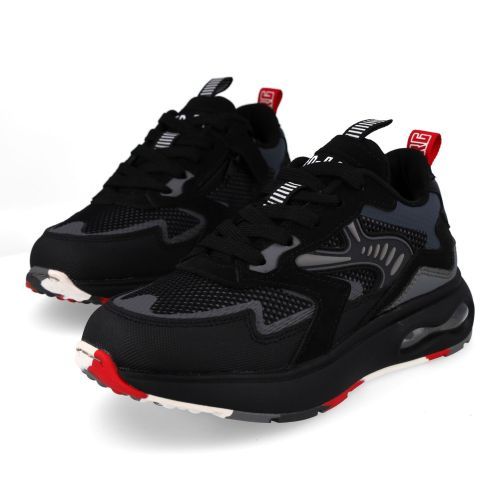 RED RAG sneakers Zwart Jongens (zwarte sneaker  - 15875) - Junior Steps