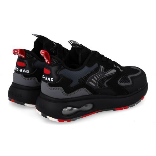 RED RAG sneakers Zwart Jongens (zwarte sneaker  - 15875) - Junior Steps