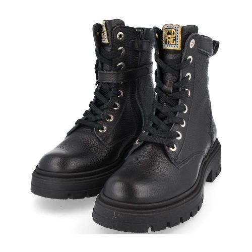 RED RAG veterboot Zwart Meisjes ( - zwarte veterbottine12512) - Junior Steps